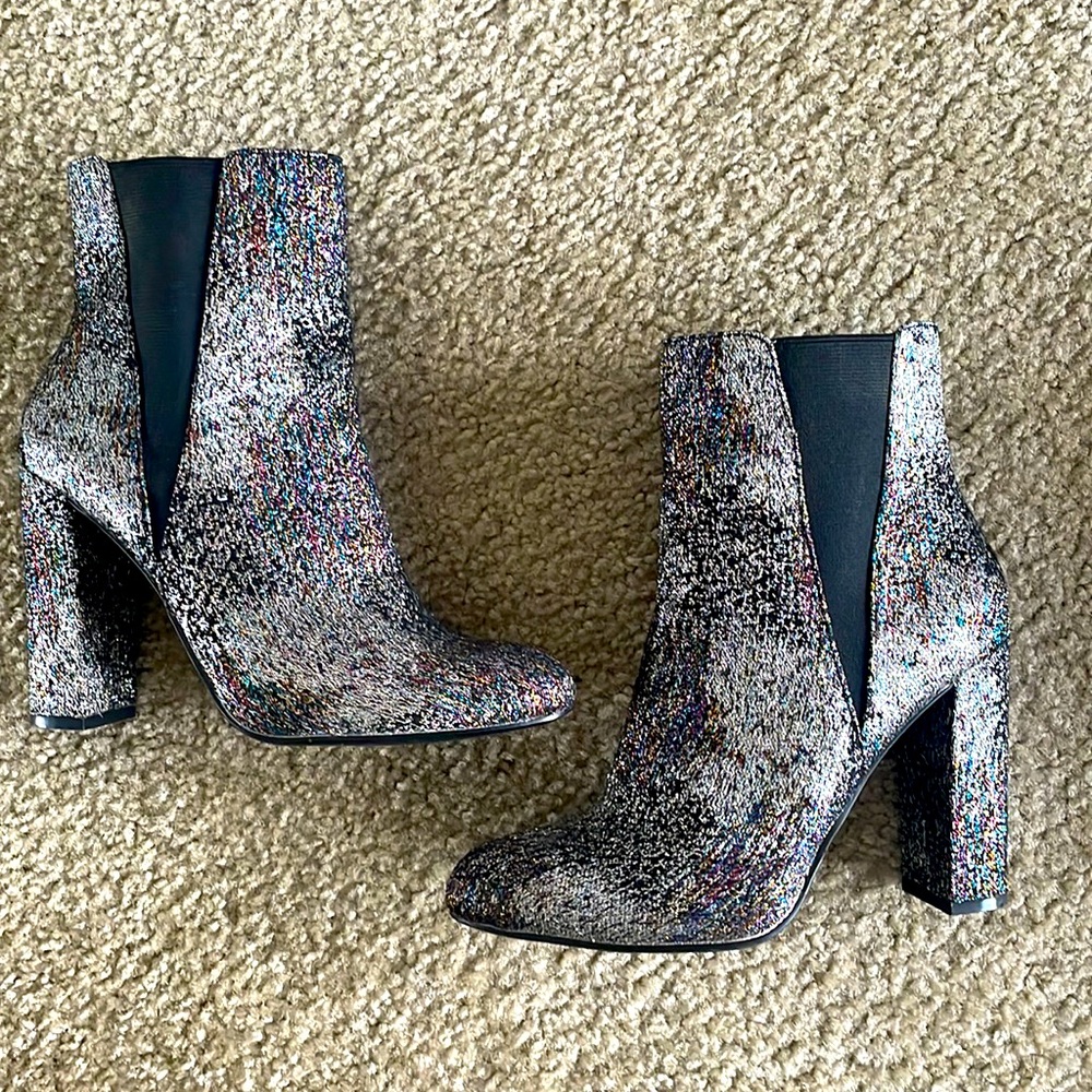 Steve Madden Multicolored Glitter Boots
